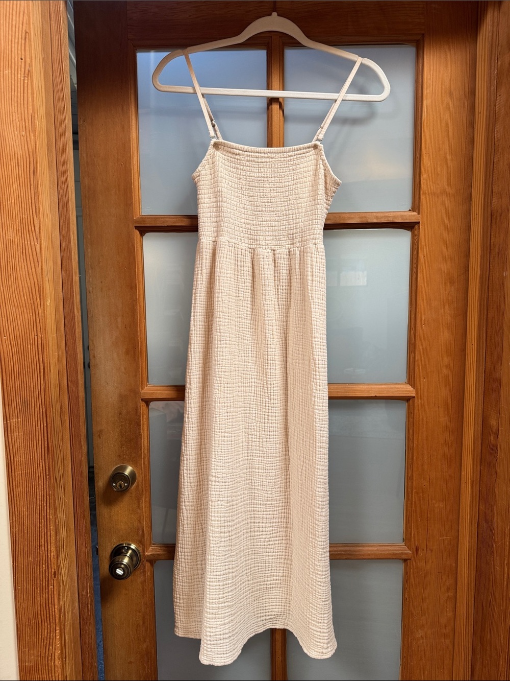 Billabong Cream Off the Coast Midi Dress